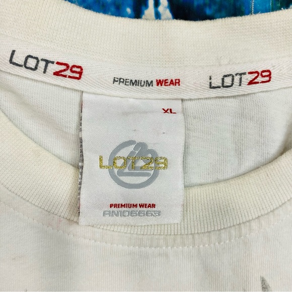 Lot 29 Batman Shirt Adult X-Large White Oversize Print Rare Streetwear DC Comics - Picture 3 of 3